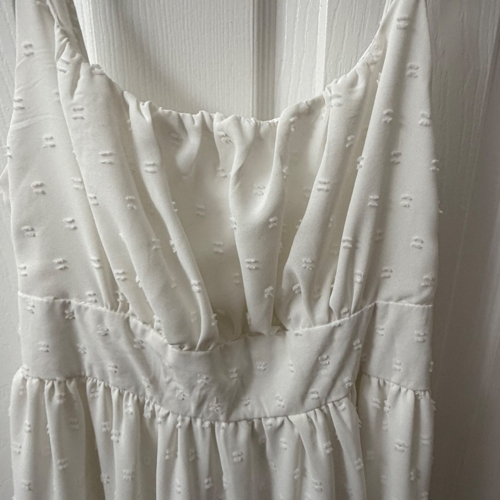 White midi sun dress - Picture 4 of 7